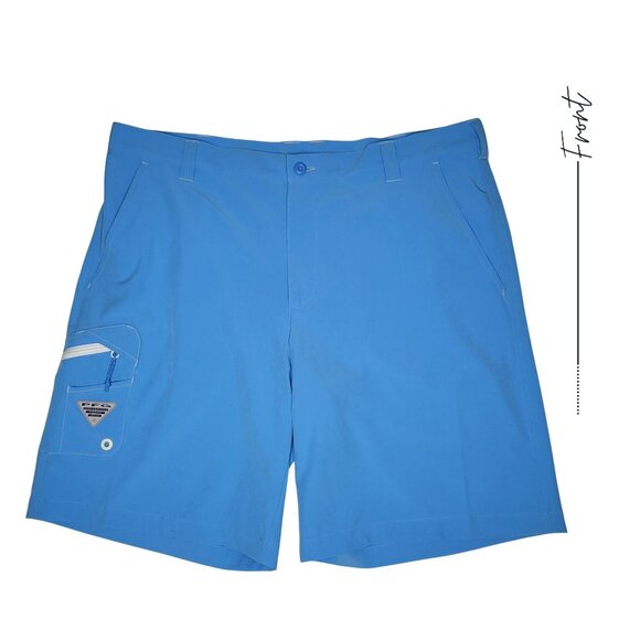 VIVID BLUE COLUMBIA WATER SHORT FOR MEN SIZE 40 - Picture 1 of 11